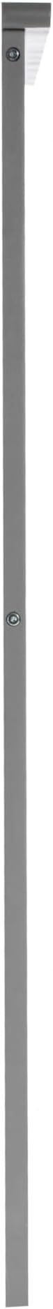 AFI, Mission King Solid Wood Headboard with Attachable Charger, Grey