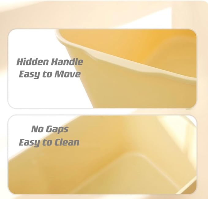 Extra Large Litter Box with High Sides 24.60" Lx16.92 Wx12.99 H,Anti-Splashing Kitty Litter Box,Tool-Free Assembly,Multi cat Litter Box,Jumbo Litter Box (Green)-Mewly Pet