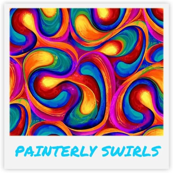 Kitty Kick Stix 15" Catnip Kicker Toy – Set of 2 | Handmade in USA | Interactive Cat & Kitten Toy | Durable Kicker Packed with 100% Potent Catnip for All Breeds (Paintery Swirls)-Mewly Pet