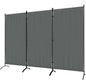 Morngardo Room Divider Folding Privacy Screens 3 Panel Partitions Dividers Portable Separating for Home Office Bedroom Dorm Decor