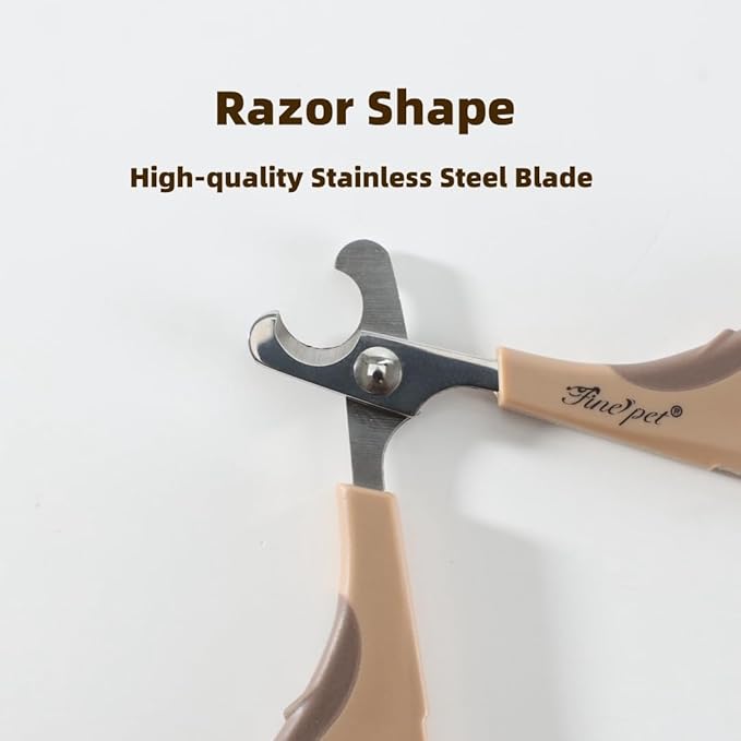 Dog Nail Clippers Pet Nail Trimmers for Small Dogs Easy and Safe Pet Grooming Clippers Cat Claw Trimmer S-Mewly Pet