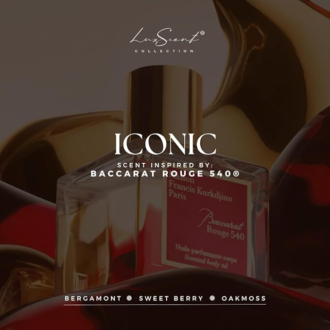 Iconic Aroma Diffuser Oil 500 ml - Scent Includes Bergamot, Sweet Berry & Oakmoss - Luxury Hotel Diffuser Oil - Oils for Aromatherapy - Fits in Any Diffuser