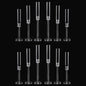 Vincidern 12pcs Taper Candle Holder Acrylic Candlestick Holder Clear Set for Table Centerpiece, Long Candle Stick Candle Stand Cylinder Shade for Halloween, Christmas Wedding Party Dining Room Decor