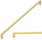 Amerdeco 10 Pack Brushed Gold Cabinet Pulls 11.3 Inch(288MM) Hole Centers Kitchen Cabinet Handles Hardware for Cabinets Cupboard Handles Drawer Pulls ZH0041