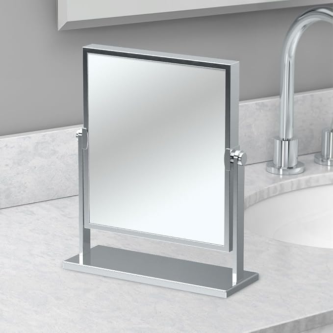 Gatco 1381 Elegant Table Mirror, Chrome