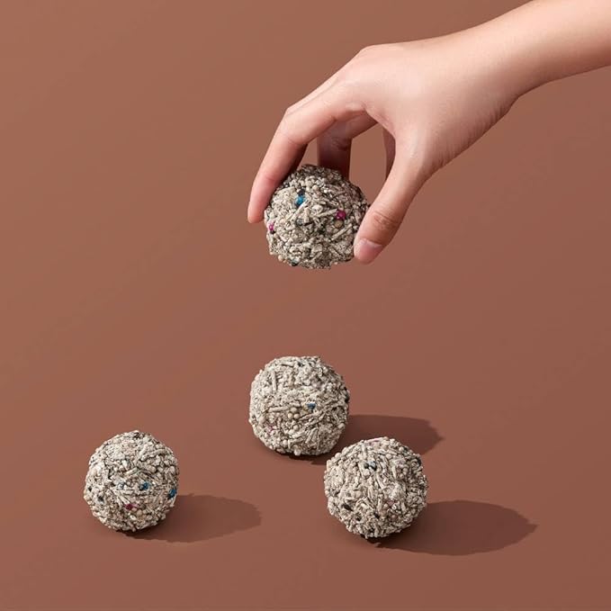 Mixed Tofu Cat Litter, Heavy Duty Flushable Kitty Litter, 5.5Lb/88Oz Coffee 4 Pack-Mewly Pet