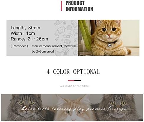 CHUKCHI Heart Bling Cat Collar with Safety Belt and Bell 8-11 Inches (Black)-Mewly Pet