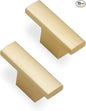15 Pack Kitchen Cabinet Knobs Brushed Gold Cabinet Knobs Drawer Knobs Solid Kitchen Hardware
