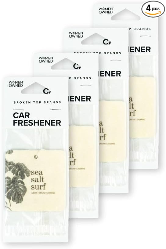 Sea Salt Surf Car Air Freshener, 4 Pack-Mewly Pet