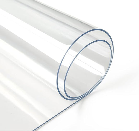 Deep Dream 1.5mm Clear Desk Cover Protector, 40×68 Inch Clear Table Protector, Rectangular Vinyl Desk Pad, PVC Plastic Table Cover for Office, Dresser, Night Stand, Computer & Writing Desk Tabletop