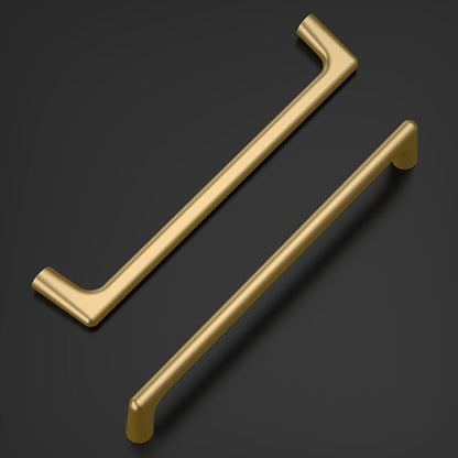 Amerdeco 10 Pack Champagne Bronze Cabinet Pulls 6.3 Inch(160MM) Hole Centers Kitchen Cabinet Handles Hardware Kitchen Handles for Cabinets Cupboard Handles Drawer Pulls ZH0041