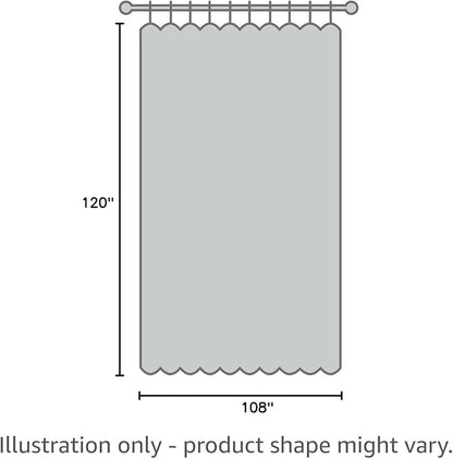 NICETOWN Room Divider Curtain Screen Partition, Vertical Blind for Sling Door, Blackout Window Curtain, Privacy Blind for Patio, Extra Wide Drape (Stone Blue, Single Panel, 10ft Wide x 9ft Long)