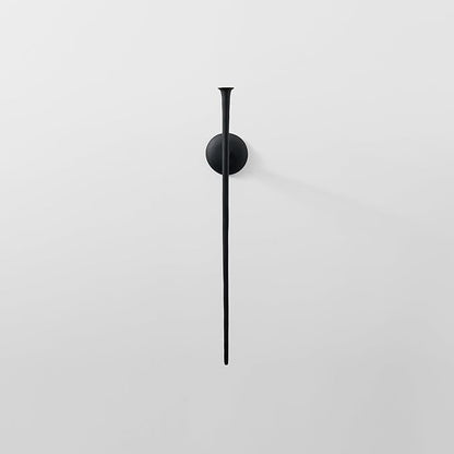 Aspar Wall Sconce, Modern Candle Holder with Elegant Hook Design, Versatile Decorative Lighting for Indoor Wall Decor and Ambiance Setting, Black (Candle Not Included)
