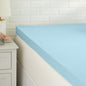 Amazon Basics Twin XL Mattress Topper, Cooling Gel-Infused, CertiPUR-US Certified, 3 Inches, Blue