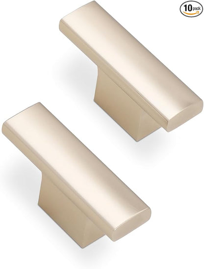 10 Pack Kitchen Cabinet Knobs Champagne Bronze Cabinet Knobs Gold Drawer Knobs Solid Kitchen Hardware