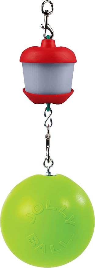 Horsemen's Pride Combo Horse Stall Toy: Apple Scented Jolly Ball and Apple Flavored Snack Holder (SS203)-Mewly Pet
