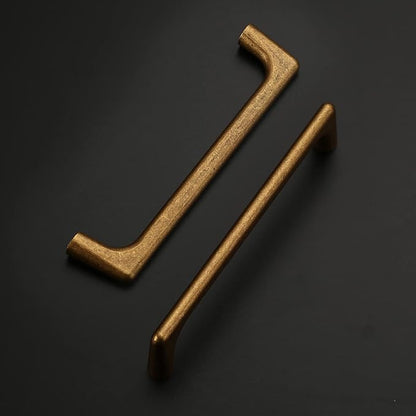 Amerdeco 10 Pack Antique Brass Cabinet Pulls 5 Inch(128MM) Hole Centers Kitchen Vintage Retro Cabinet Handles Hardware Kitchen Handles for Cabinets Cupboard Handles Drawer Pulls ZH0041