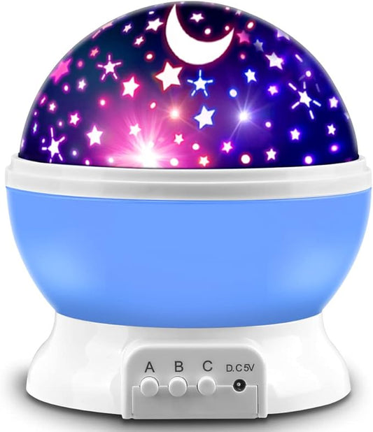 Star Projector, Night Light Lamp Fun Birthday Gifts for 1-4-6-14 Year Old Girls and Boys Kids Bedroom Decor -Blue