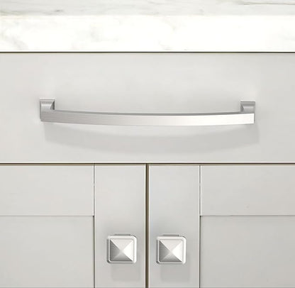 10 Pack Brushed Satin Nickel Cabinet Pulls 7.5 Inch(192mm) Kitchen Cabinet Handles Solid Zinc Alloy Cabinet Hardware Drawer Pulls