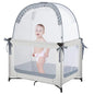 Pack N Play Tent, Baby Pop Up Crib Tent to Keep Baby in, Crib Net for Pack and Plays, Mini Cribs & Play Yards (39.6" L x 27.6" W x 49.2" H)