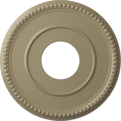 Ekena Millwork CM12BRGDF 12 1/2"OD X 3 7/8"ID X 3/4"P Bradford Ceiling Medallion Fits Canopies Up to 6 5/8", Gobi Desert