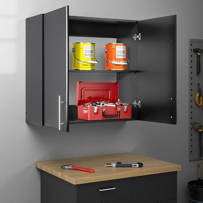 Prepac Elite 32 inch Wall Cabinet, Black