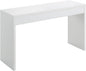 Convenience Concepts Northfield Hall Console Table 48" - Modern, Minimalist Narrow Sofa Display Accent for Contemporary Living Room, Entryway, or Hallway, White