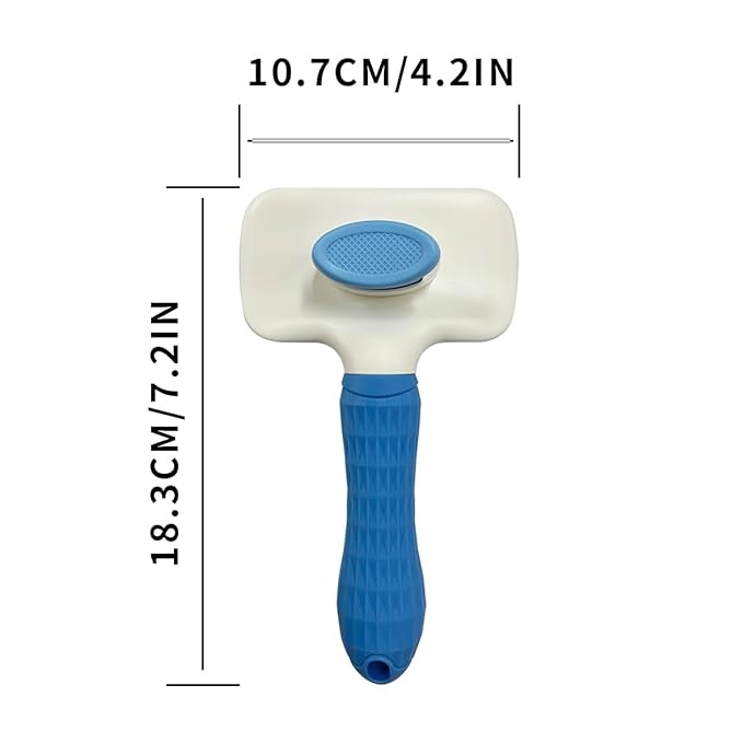 Pet Cleaning Deshedding Brush,Pet Hair Removal Brush for Shedding Massaging Grooming for Small Dogs,Cats,Rabbits-Mewly Pet