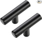 JOY DECOR 20 Pack Cabinet Knobs, Black Cabinet Handles, 2in Kitchen Cabient Knobs, Single Hole Drawer Knobs for Dresser Drawers