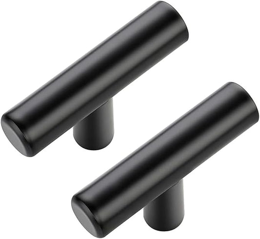 JOY DECOR 55 Pack Cabinet Knobs, Black Cabinet Handles, 2in Kitchen Cabinet Knobs, Single Hole Drawer Knobs for Dresser Drawers