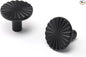 10 Pack Black Cabinet Knobs Matte Black Flat Drawer Pulls Kitchen Cupboard Bathroom Dresser Cabinet Hardware Handles Zinc Alloy