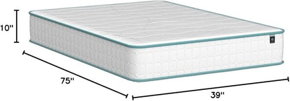 ZINUS 10 Inch Tight Top Spring Mattress, Twin, Innerspring Mattress, CertiPUR-US Certified, Mattress in A Box