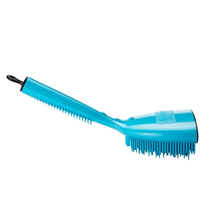 Michel Mercier Pet Detangling Brush - Thick Coat Dog & Cat Brush for Shedding & Grooming, Long/Short Haired Pets, Free Tick Remover Tool Included-Mewly Pet