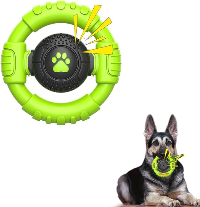 Dog Toys for Aggressive Chewers Large Medium Small Breed Indestructible Durable Tough Squeaky Dog Chew Toys to Keep Them Busy Nylon Rubber Interactive Dog Toys-Mewly Pet