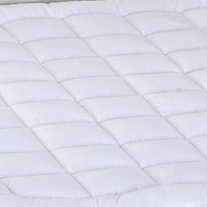 Royal Hotel Bedding Mattress Topper, King, 2 Inches Hypoallergenic Overfilled Down Alternative Anchor Bands Mattress Topper