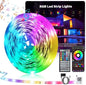 100FT Led Lights for Bedroom, Color Changing RGB Led Strip Lights Indoor, Music Sync Led Light Strip with Remote and App Control, DIY Led lights for Room Home Decor Ambient Lighting (1*100FT)