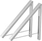 Wall Mounted Drying Rack Clothes Hanger Folding Wall Coat Racks Aluminum Home Storage Organiser Space Savers