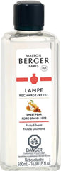 Sweet Pear | Lampe Berger Fragrance Refill by Maison Berger | for Home Fragrance Oil Diffuser | Purifying and perfuming Your Home | 16.9 Fluid Ounces - 500 milliliters | Made in France