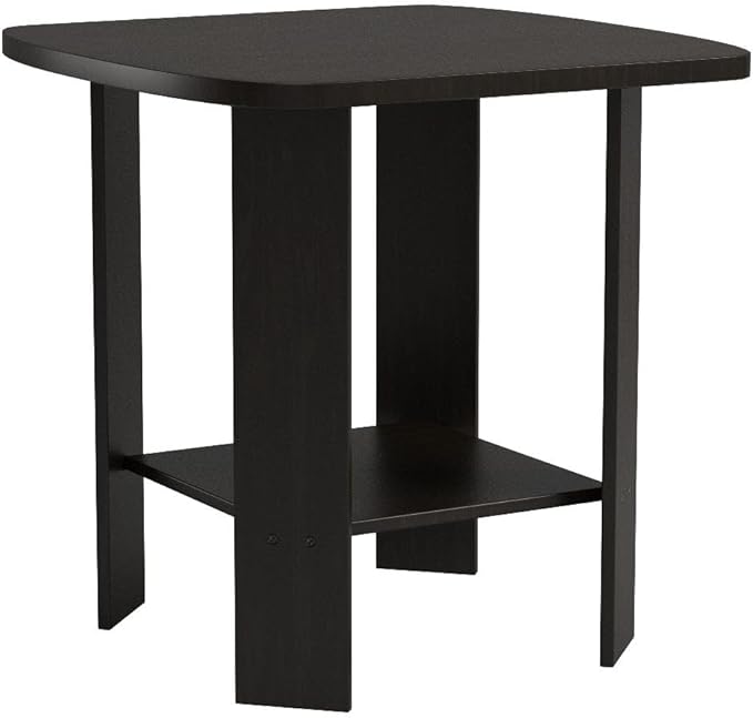Furinno Simple Design End Table, 2-Pack, Espresso