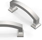 10 Pack Brushed Satin Nickel Cabinet Pulls 3 Inch(76mm) Kitchen Cabinet Handles Solid Zinc Alloy Cabinet Hardware Drawer Pulls