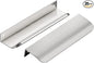 Ravinte Hardware 20 Pack Silver Cabinet Handles, 5.9 Inch (150mm) Finger Edge Pulls, 5 Inch Hole Center, Finger Pulls for Cabinets