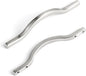 Goo-Ki Low Profile Satin Nickel Cabinet Pulls, Double Hole Centers (3.8''/5'') Zinc Alloy Handle for Drawer Cupboard Wardrobe,6 Packed…
