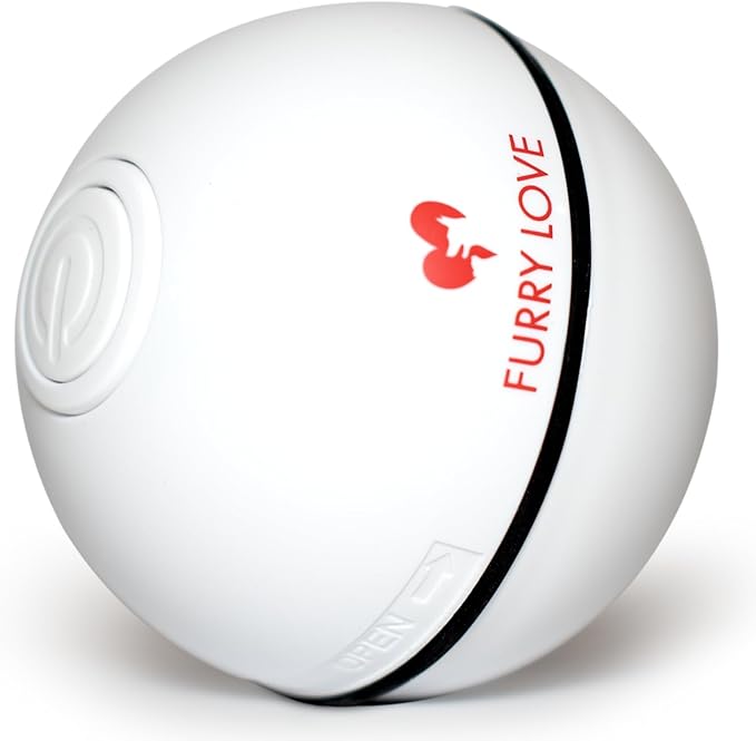 Wicked Ball - Smart Interactive Dog Ball for Solo Play - Electronic Self-Moving Dog Toys for Boredom - Rechargeable, Motion Activated - 35"-Mewly Pet