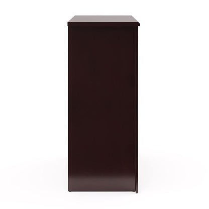 Storkcraft Crescent 4 Drawer Chest (Espresso) – GREENGUARD Gold Certified, Easy-to-Match Chest of Drawers for Nursery and Kids Bedroom, Dresser Organizer for Children’s Bedroom