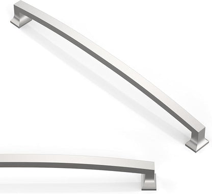 10 Pack Brushed Satin Nickel Cabinet Pulls 10 Inch(254mm) Kitchen Cabinet Handles Solid Zinc Alloy Cabinet Hardware Drawer Pulls