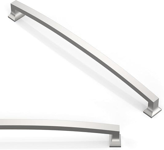 10 Pack Brushed Satin Nickel Cabinet Pulls 10 Inch(254mm) Kitchen Cabinet Handles Solid Zinc Alloy Cabinet Hardware Drawer Pulls