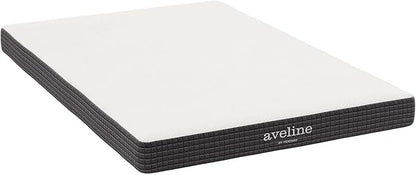 Modway Aveline Gel Infused Memory Mattress with CertiPUR-US Certified Foam, Twin, White