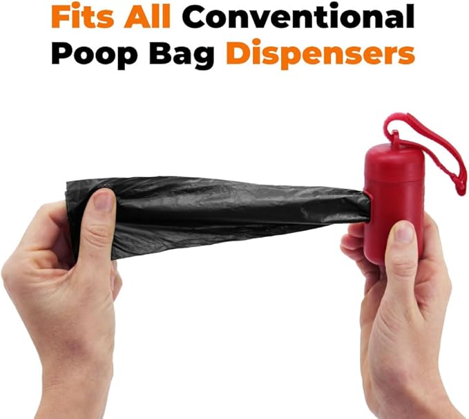Best Pet Supplies Poop Bags for Dogs, 50% Post-Consumer Recycled Content dog waste bags on rolls, fits all poop bag holders for leashes - Black, 150 Count, Unscented-Mewly Pet