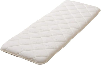 EMOOR Japanese Futon Mattress CLASSE Small-Twin Made in Japan White, Foldable Floor Sleeping Bed Tatami Mat