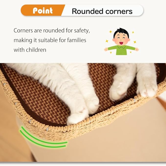 48'' Cat Tree for Large Cats, Modern Cat Tree Multi-Level Condo with Natural Wood, Cat Activity Centre for Medium and Big Pets-Mewly Pet